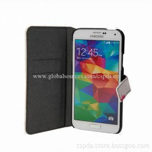 PU Wallet Cases for Samsung Galaxy S5, with Nice Floral Pattern, Various Colors are Available